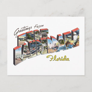 Fort Lauderdale Florida Postcard