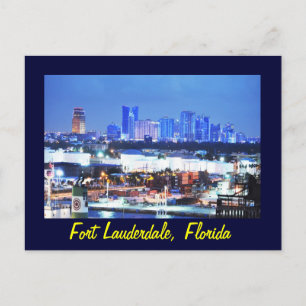 Fort Lauderdale, Florida, U.S.A. Postcard