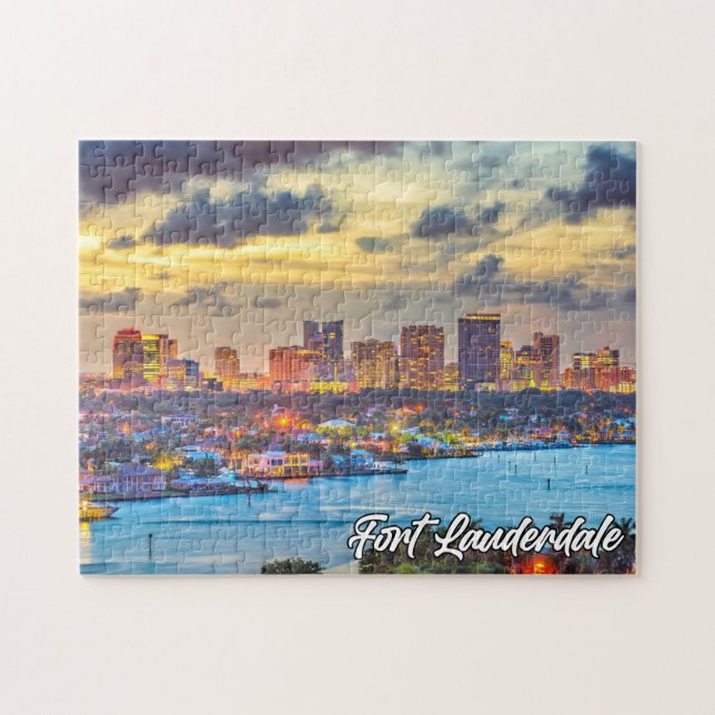 Fort Lauderdale, Florida, USA Jigsaw Puzzle (Horizontal)