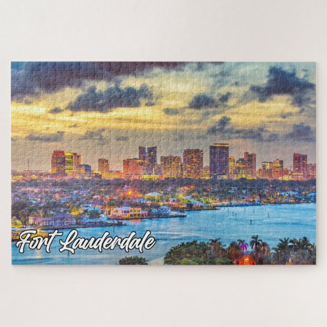 Fort Lauderdale, Florida, USA Jigsaw Puzzle (Horizontal)