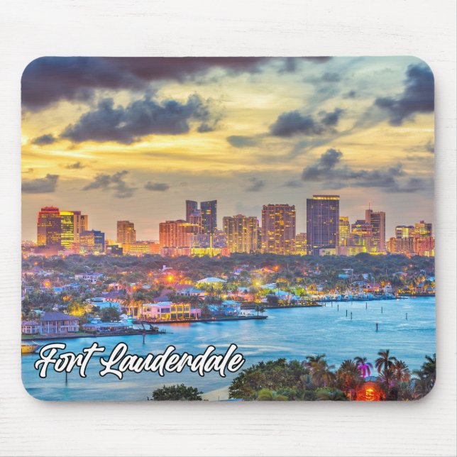 Fort Lauderdale, Florida, USA Mouse Mat (Front)