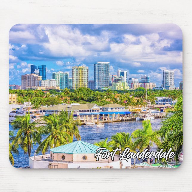 Fort Lauderdale, Florida, USA Mouse Mat (Front)