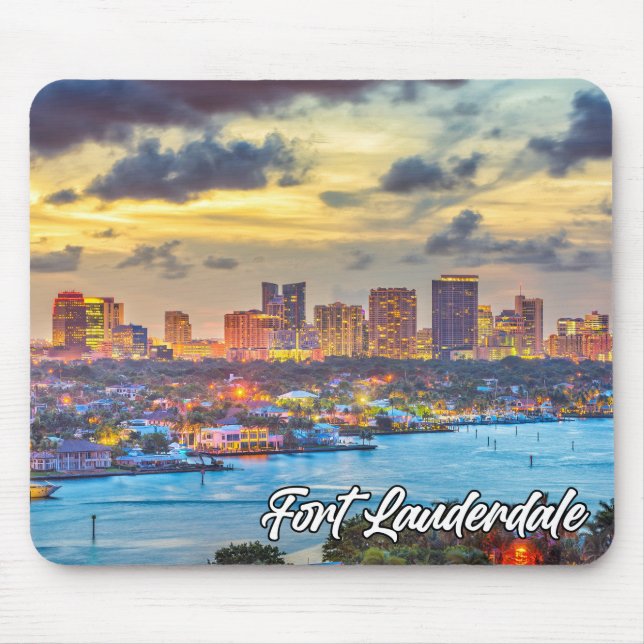Fort Lauderdale, Florida, USA Mouse Mat (Front)