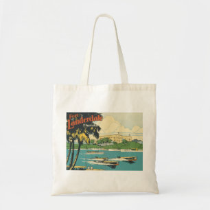 Fort Lauderdale Florida vintage 1920s  Tote Bag