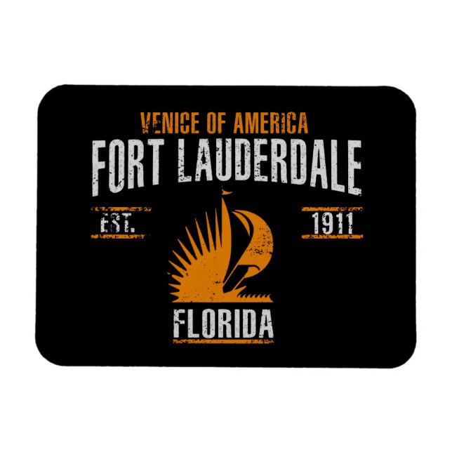 Fort Lauderdale Magnet (Horizontal)