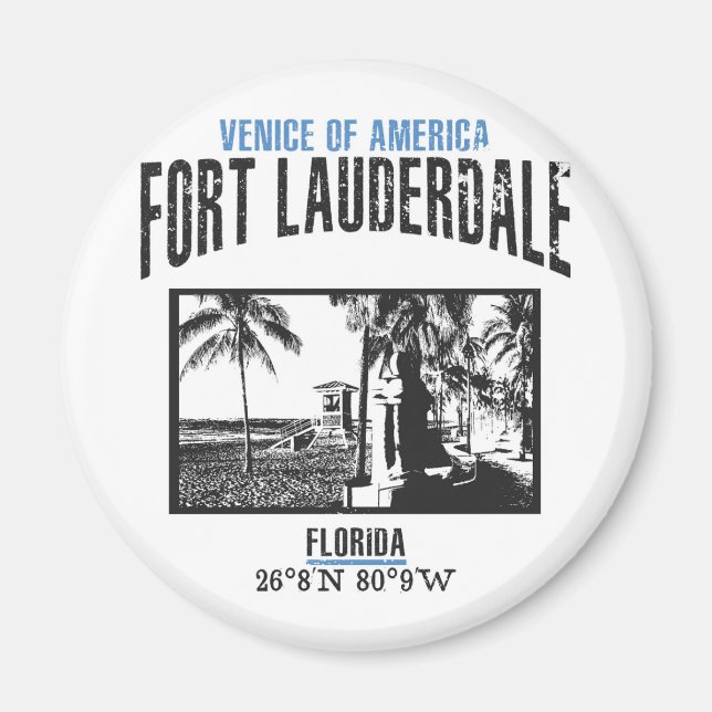 Fort Lauderdale Magnet (Front)