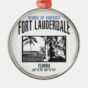 Fort Lauderdale Metal Tree Decoration