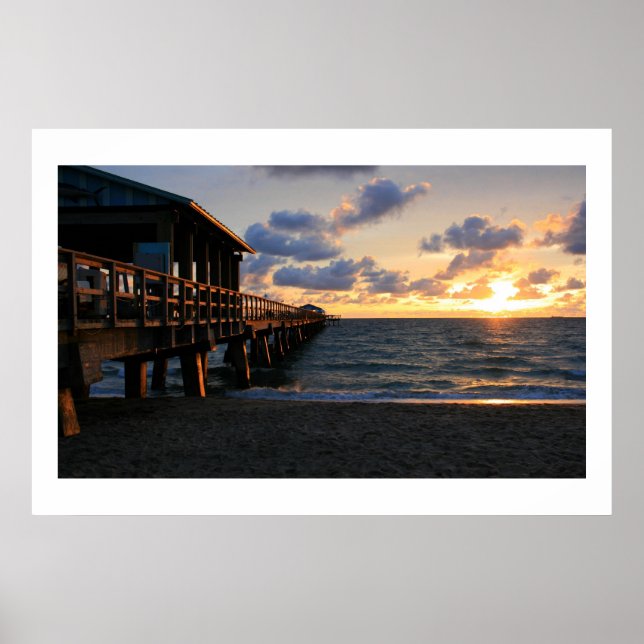Fort Lauderdale Pier Poster (Front)