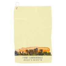 Fort Lauderdale Skyline & Coordinates