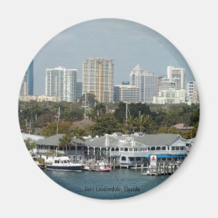 Fort Lauderdale Skyline Magnet