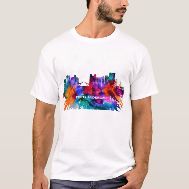 Fort Lauderdale Skyline T-Shirt (Front)