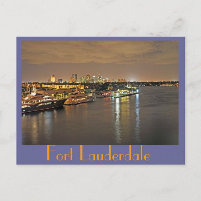 Fort Lauderdale, the Venice of the Americas Postcard (Front)
