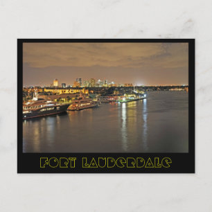 Fort Lauderdale, the Venice of the Americas Postcard
