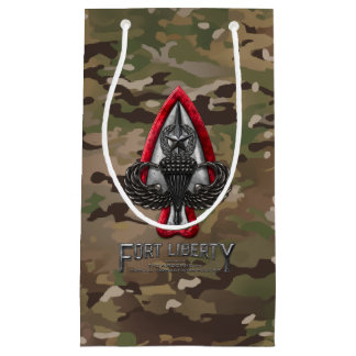 Fort Liberty Camo Small Gift Bag