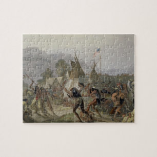 Fort Mackenzie, August 28th 1833, plate 42 from Vo Jigsaw Puzzle