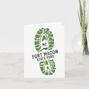 Fort Macon North Carolina State Park Hiking Book N Card
