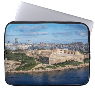 Fort Manoel and Sliema from Valletta, Malta Laptop Sleeve