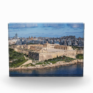 Fort Manoel and Sliema from Valletta, Malta Photo Block