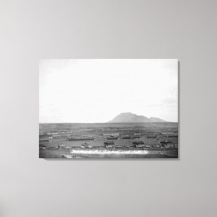 Fort Meade with Bear Butte in Background Canvas Print