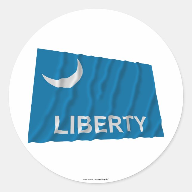 Fort Moultrie Flag Classic Round Sticker (Front)