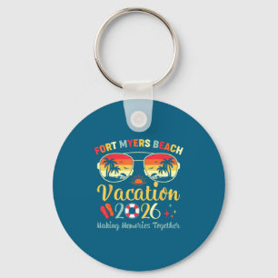 Fort Myers Beach Fl Vacation Summer Vibes Key Ring