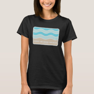 Fort Myers Beach Florida Retro FL Waves Beach Souv T-Shirt