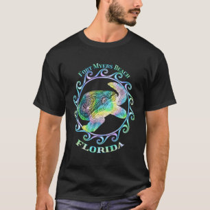 Fort Myers Beach Florida Vacation Colourful Tribal T-Shirt