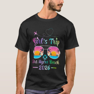 Fort Myers Beach Florida Women Girls Trip 2026 Sum T-Shirt