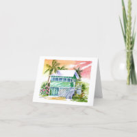 Fort Myers Beach Green Beach Cottage Thank You Car