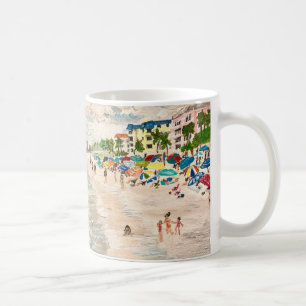 "Fort Myer's Beach" painting Mug
