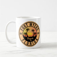 Fort Myers Florida Beach - Retro vintage Souvenir