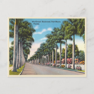 Fort Myers, Florida MacGregor Boulevard Postcard
