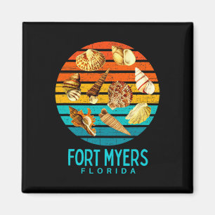 Fort Myers Florida Ocean Shells Novelty Magnet