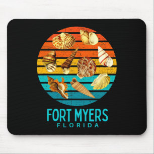 Fort Myers Florida Ocean Shells Novelty Mouse Mat