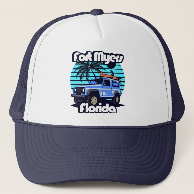 Fort Myers Florida Trucker Hat (Front)