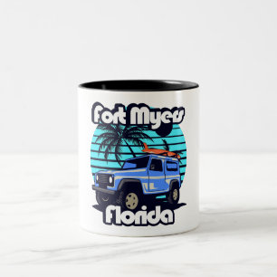 Fort Myers Florida Two-Tone Coffee Mug