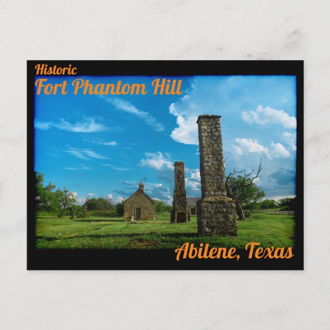 Fort Phantom Hill Postcard (Front)