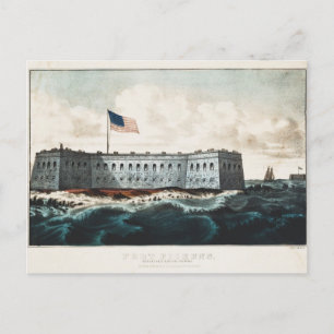 Fort Pickens Pensacola Harbour Florida Postcard