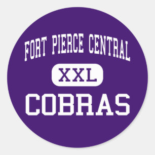 Fort Pierce Central - Cobras - High - Fort Pierce Classic Round Sticker
