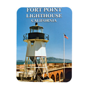 Fort Point Lighthouse, California Flex Magnet