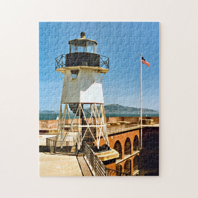 Fort Point Lighthouse, California Jigsaw Puzzle (Vertical)