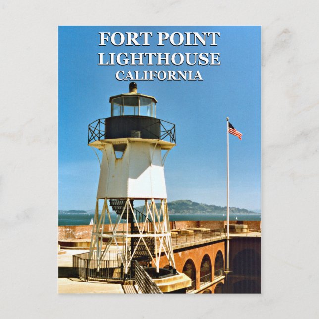 Fort Point Lighthouse, California Postcard (Front)