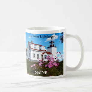 Fort Point Lighthouse, Maine Mug