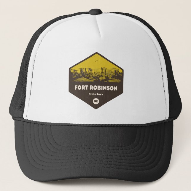 Fort Robinson State Park Nebraska Trucker Hat (Front)