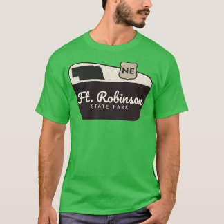 Fort Robinson State Park Nebraska Welcome Sign T-Shirt
