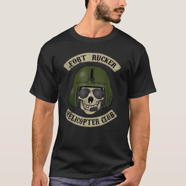 Fort Rucker Helicopter Club T-Shirt (Front)