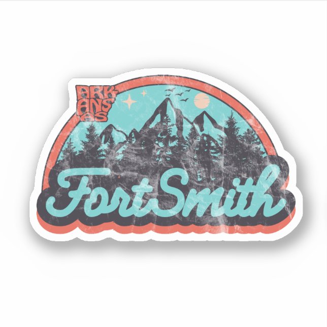 Fort Smith, Arkansas  Sticker (Front)