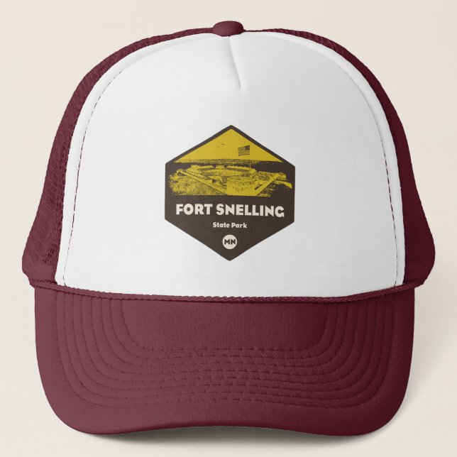 Fort Snelling State Park Minnesota Trucker Hat (Front)