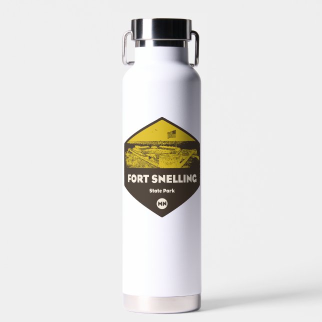 Fort Snelling State Park Minnesota Water Bottle (Front)