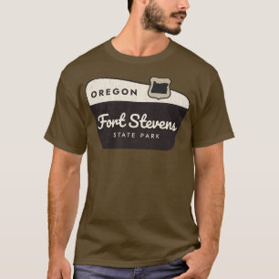 Fort Stevens State Park Oregon Welcome Sign T-Shirt